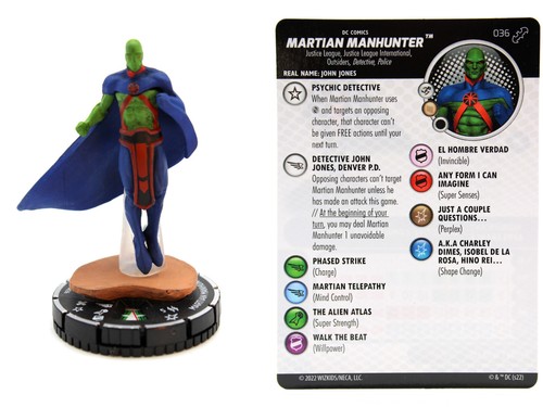 Heroclix 036 martian - heroclix,